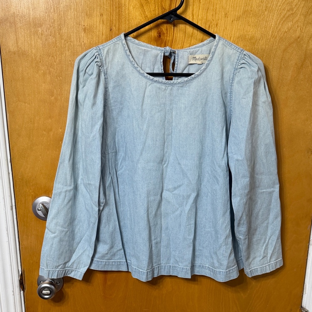 Madewell Light Blue Blouse